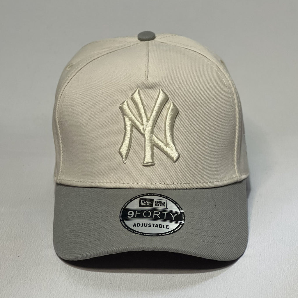 NEW ERA 9FORTY A-FRAME NY YANKEES BEIGE/ GRAY