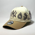 NEW ERA 9FORTY A-FRAME NY YANKEES BEIGE/ BROWN PAISLEY EDITION