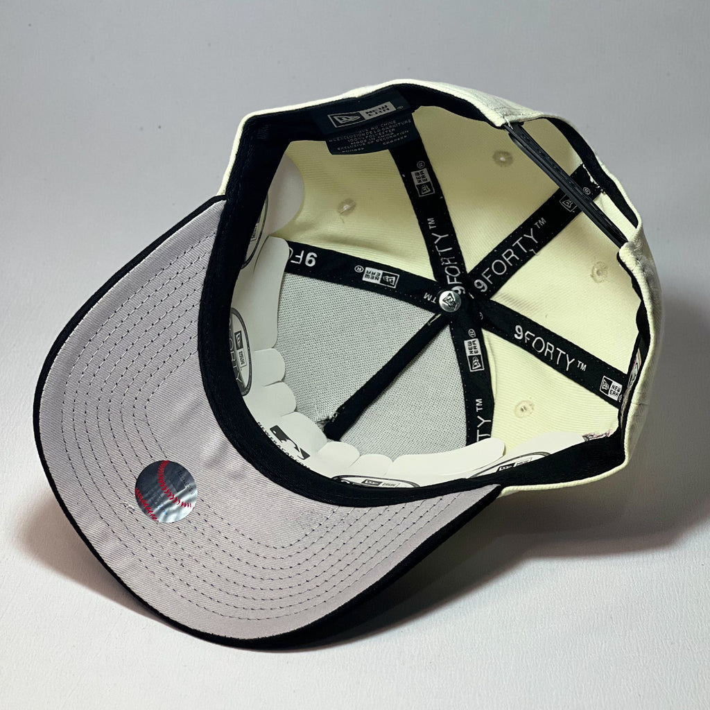 NEW ERA 9FORTY A-FRAME NY YANKEES PINK ROSE BEIGE/ BLACK