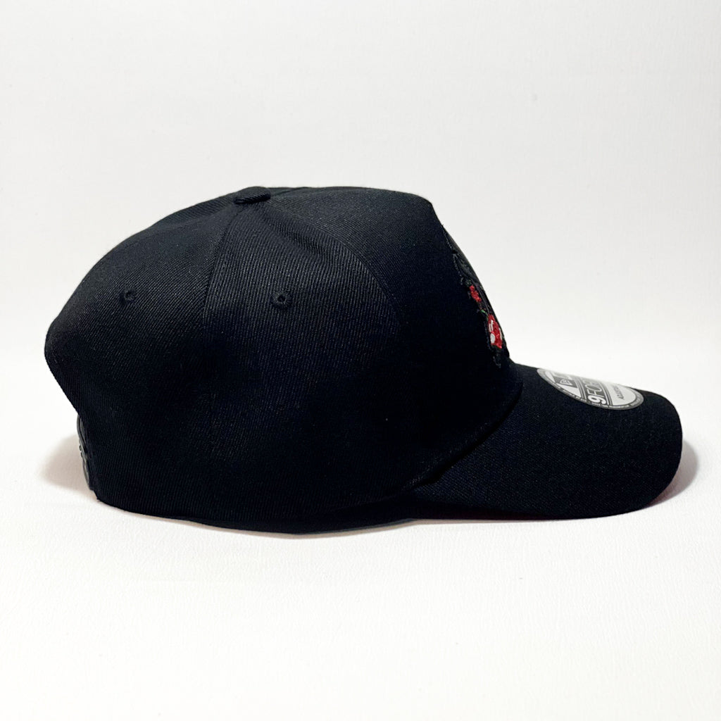 NEW ERA 9FORTY A-FRAME NY YANKEES RED ROSE BLACK/ BLACK