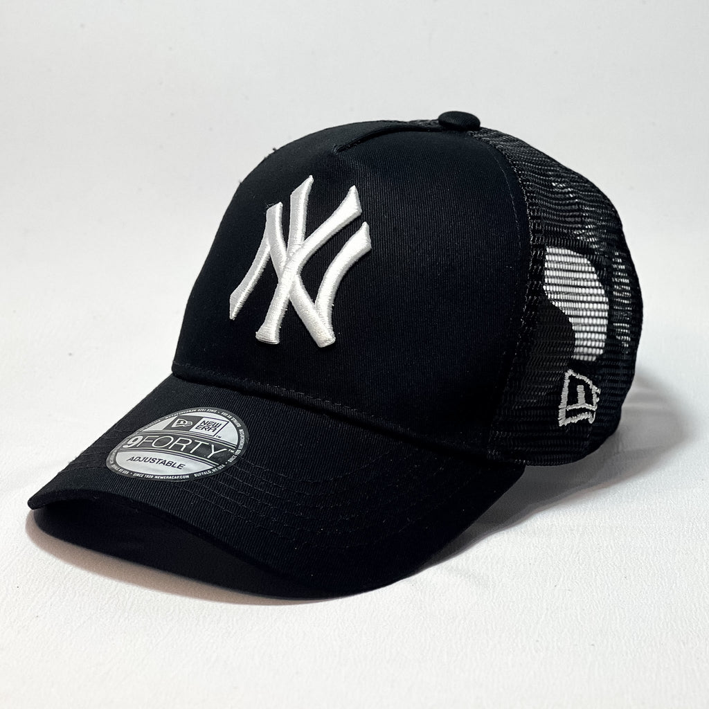 NEW ERA 9FORTY A-FRAME NEW YORK YANKEES BLACK - TRUCKER