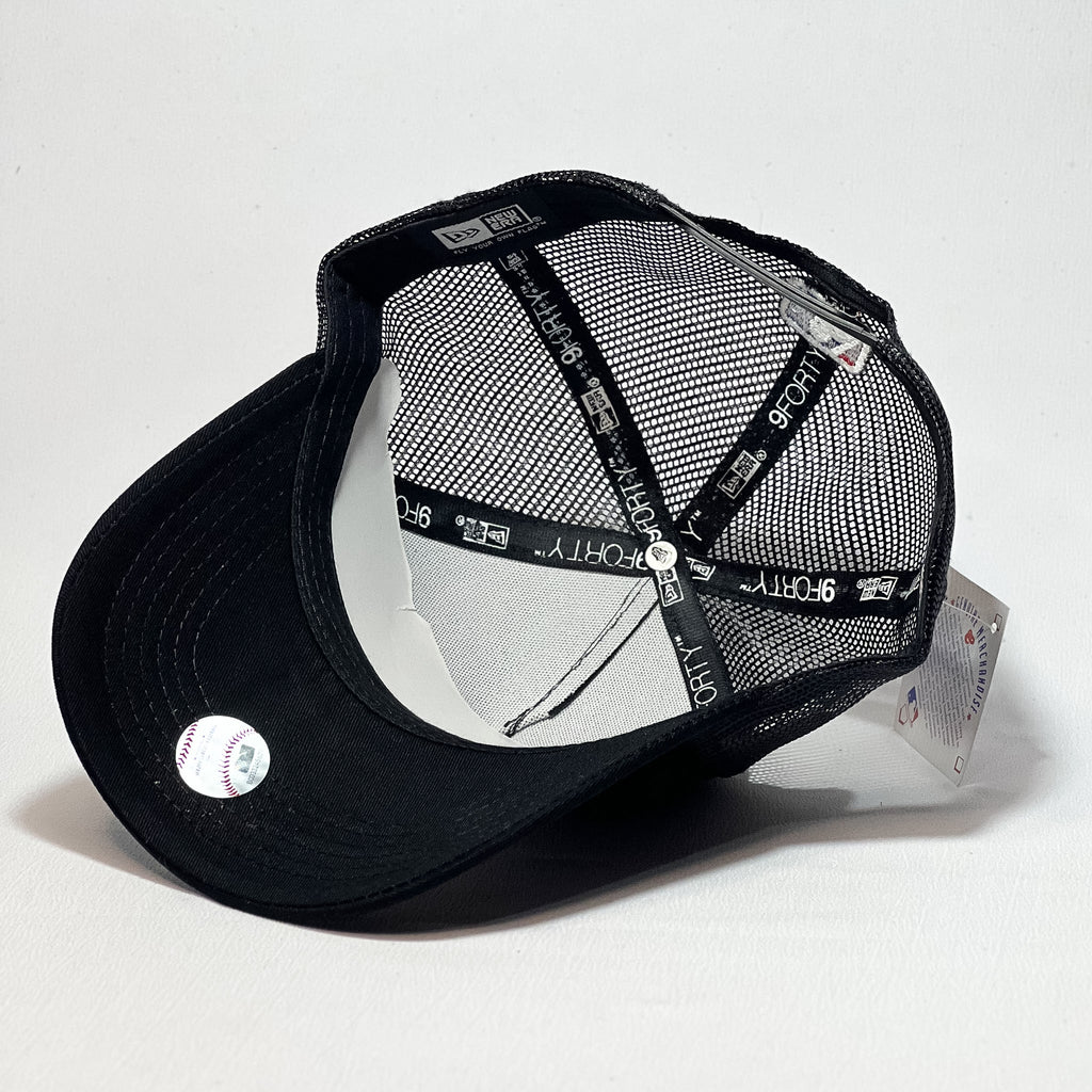 NEW ERA 9FORTY A-FRAME NEW YORK YANKEES BLACK - TRUCKER
