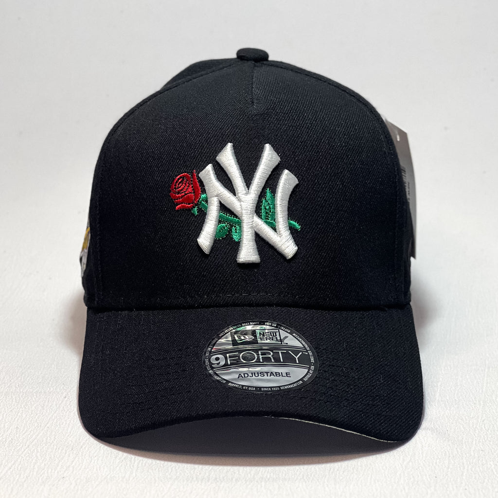 NEW ERA 9FORTY A-FRAME NY YANKEES RED ROSE BLACK
