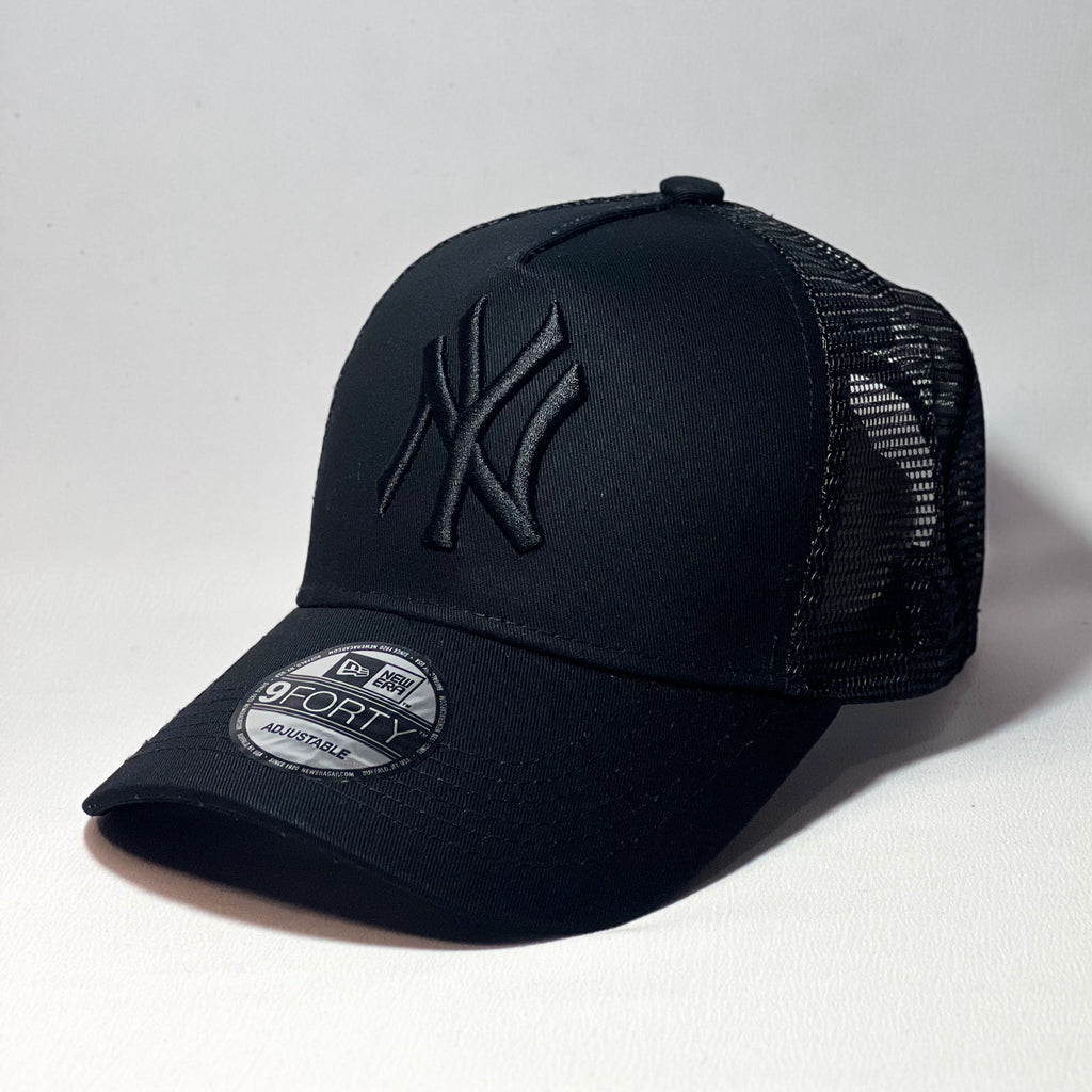 NEW ERA 9FORTY A-FRAME LA DODGERS BLACK/ BLACK- TRUCKER