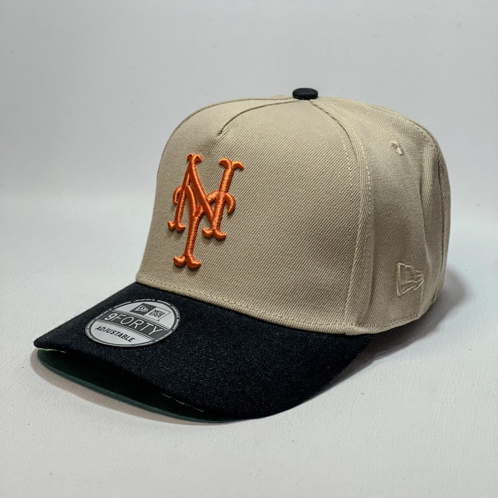 NEW ERA 9FORTY A-FRAME NY METS BROWN/ BLACK