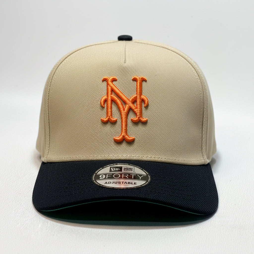 NEW ERA 9FORTY A-FRAME NY METS BROWN/ BLACK