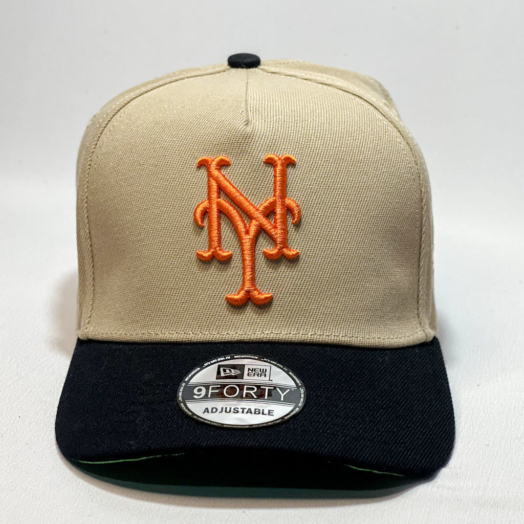 NEW ERA 9FORTY A-FRAME NY METS BROWN/ BLACK
