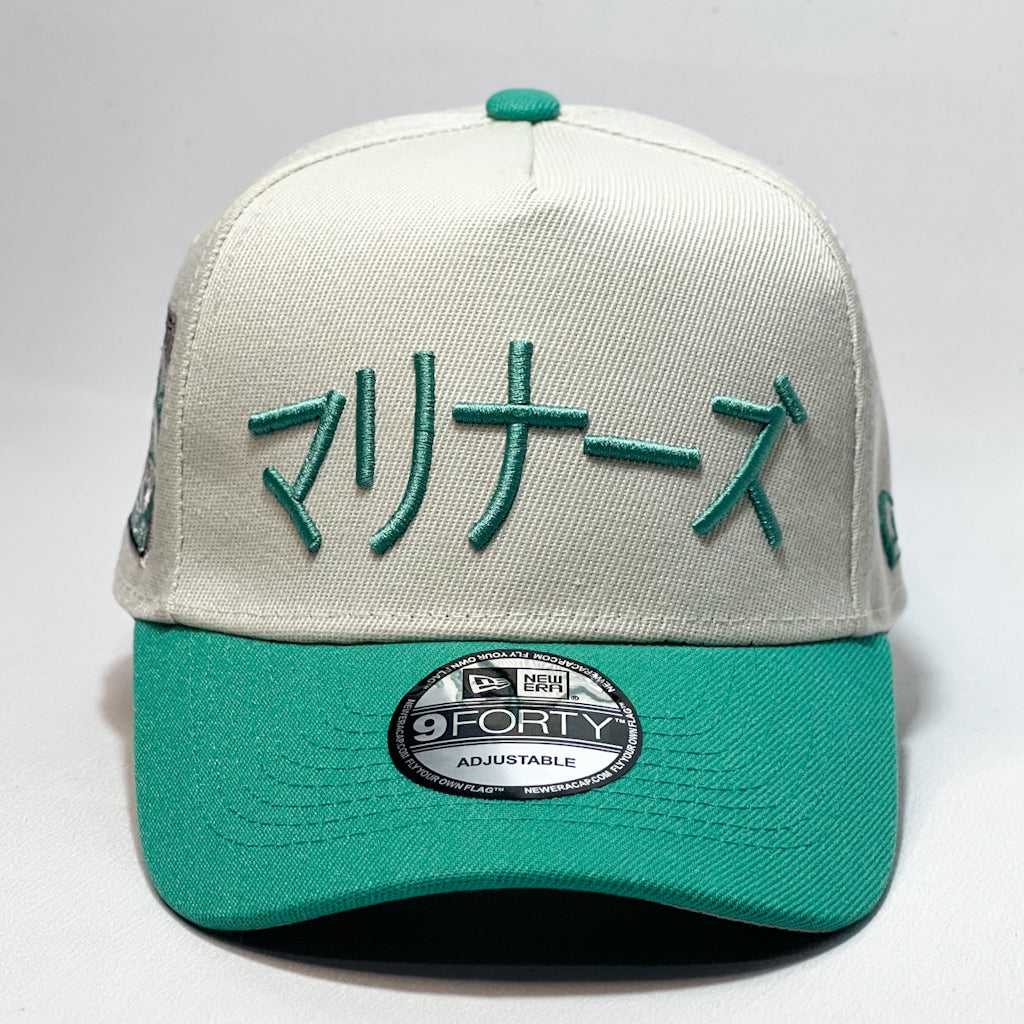 NEW ERA 9FORTY A-FRAME OHTANI ANNIVERSARY BEIGE/ CHROME BLUE