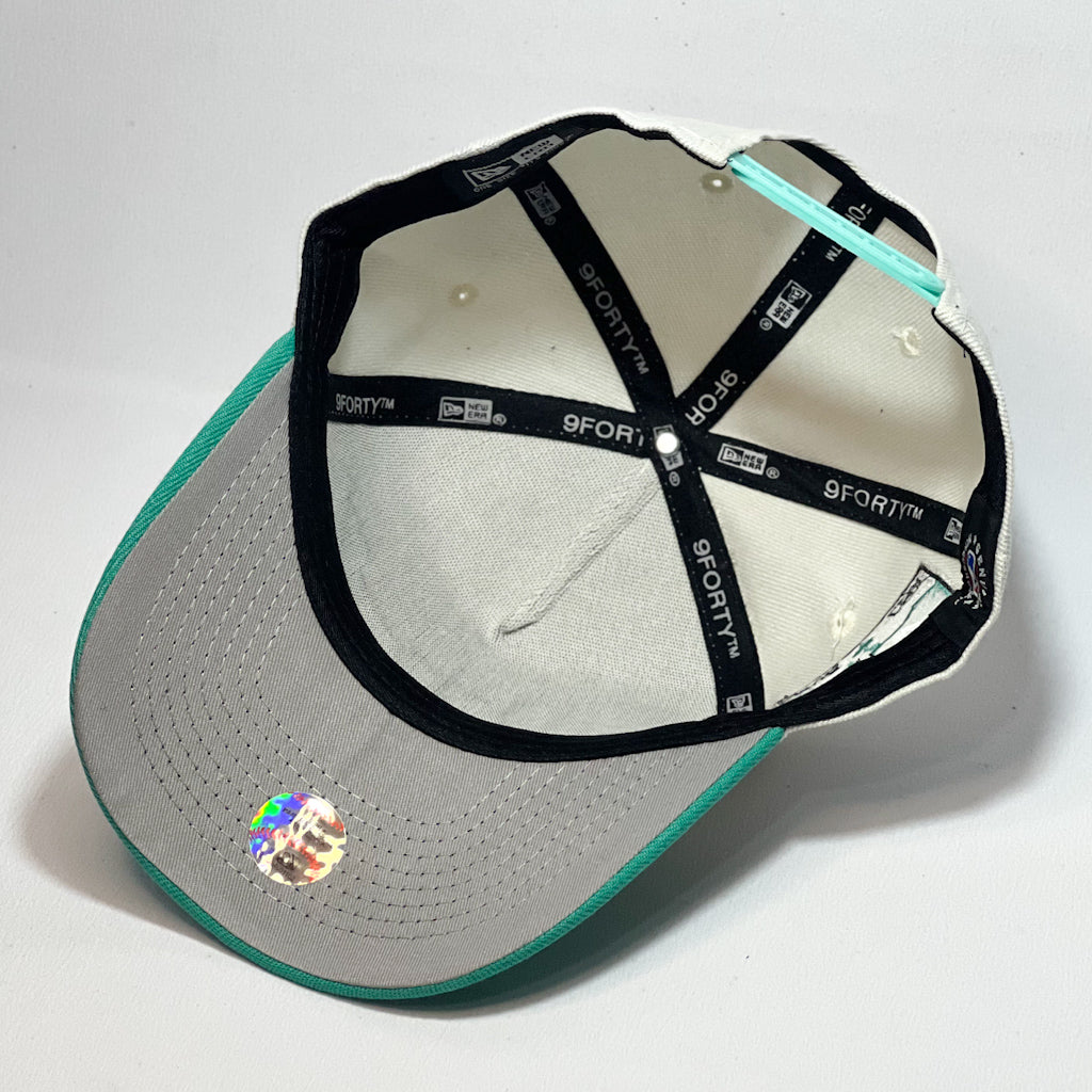 NEW ERA 9FORTY A-FRAME OHTANI ANNIVERSARY BEIGE/ CHROME BLUE