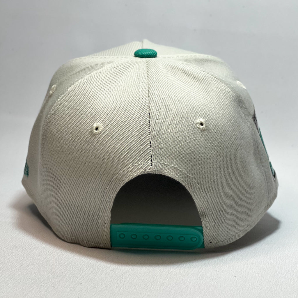 NEW ERA 9FORTY A-FRAME OHTANI ANNIVERSARY BEIGE/ CHROME BLUE
