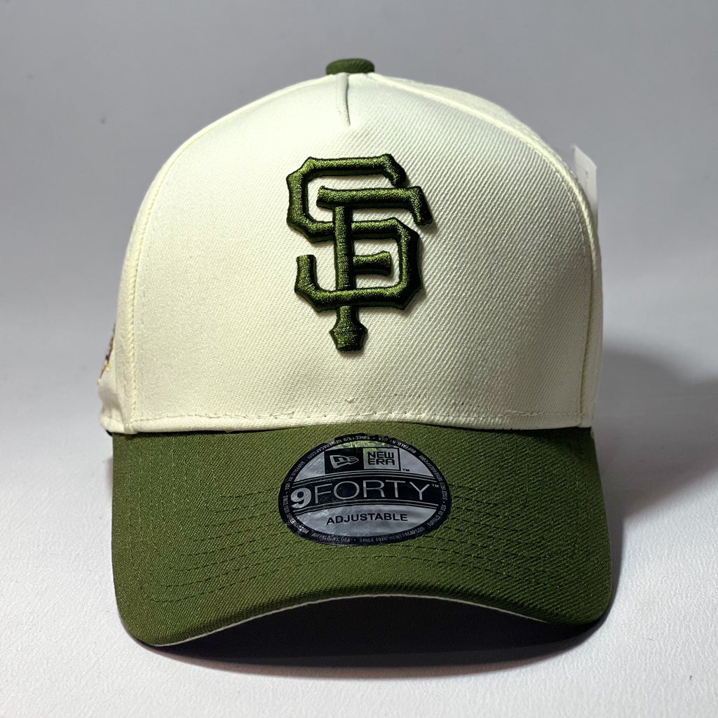 NEW ERA 9FORTY A-FRAME SAN FRANCISCO GIANTS CHROME OLIVE GREEN TWO TONE