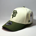 NEW ERA 9FORTY A-FRAME SAN FRANCISCO GIANTS CHROME OLIVE GREEN TWO TONE
