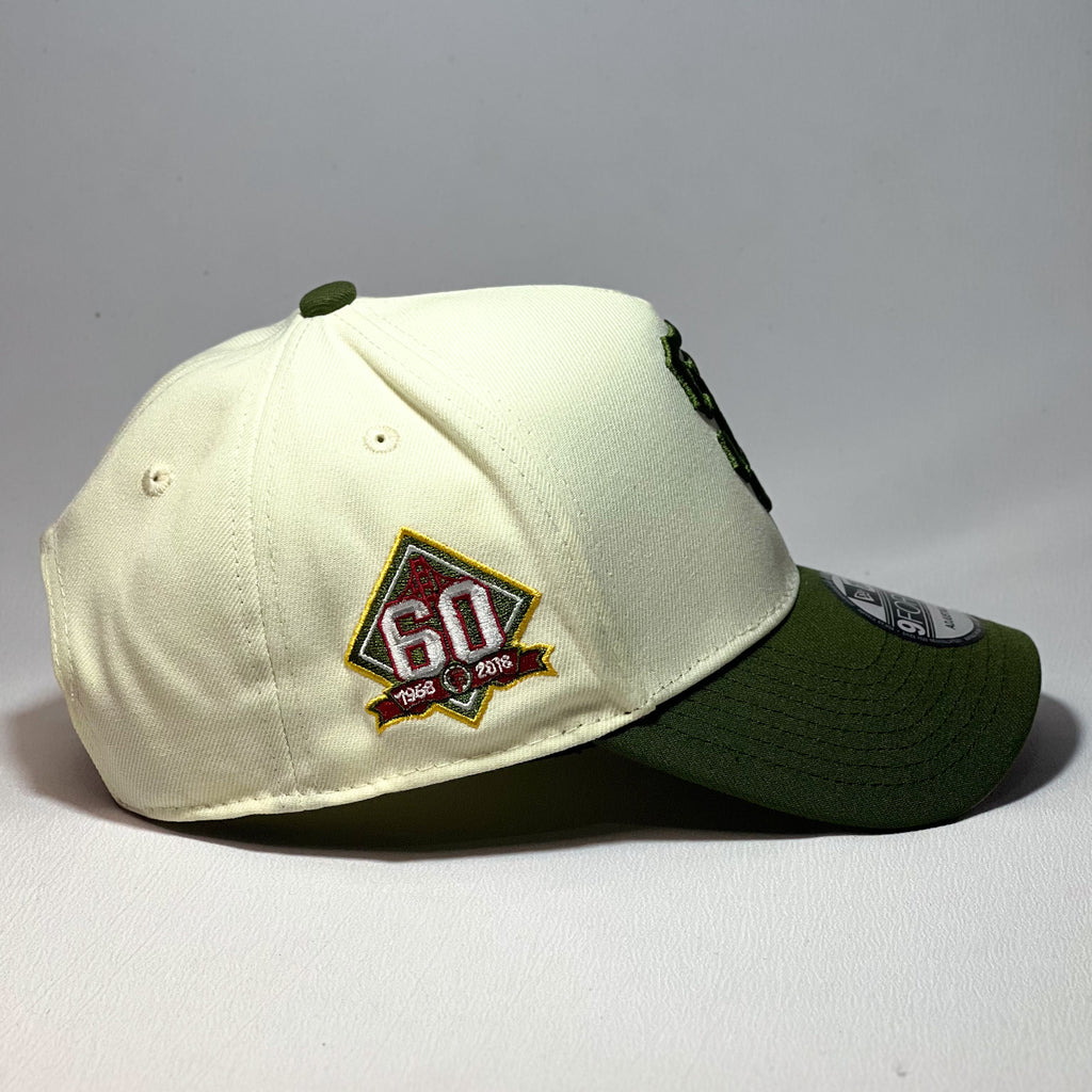 NEW ERA 9FORTY A-FRAME SAN FRANCISCO GIANTS CHROME OLIVE GREEN TWO TONE